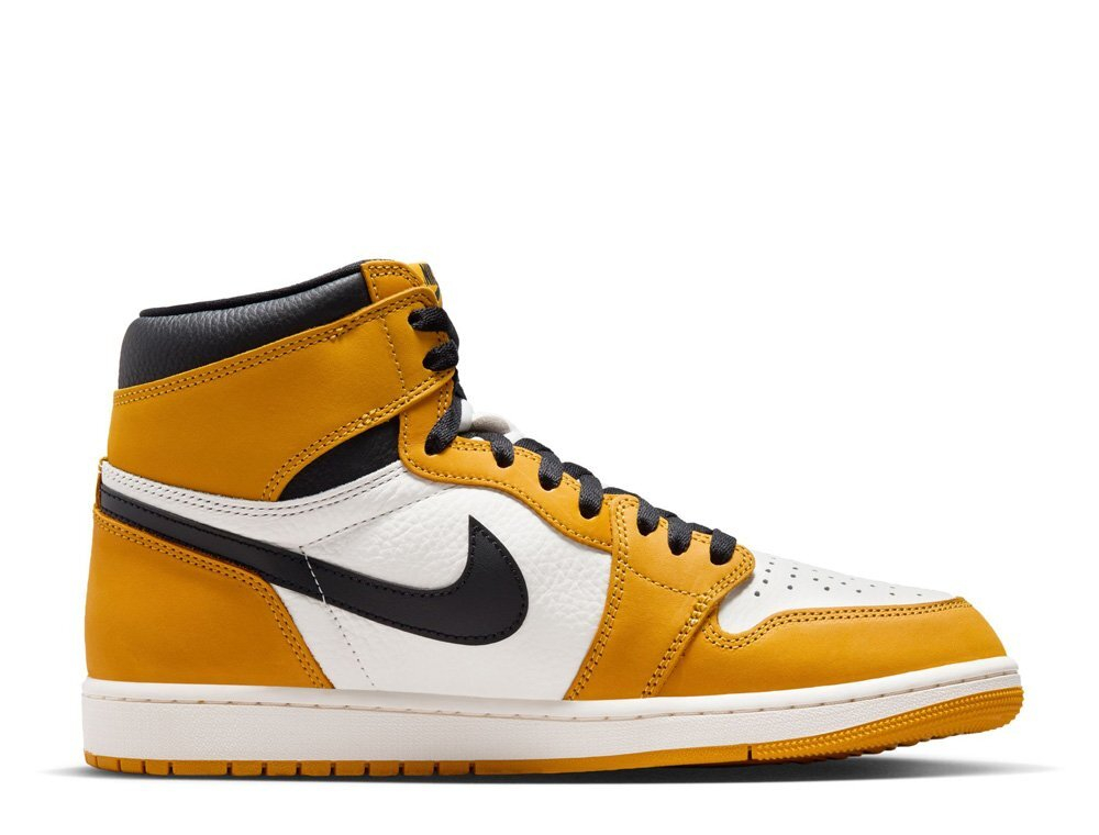 Баскетбольные кроссовки Air Jordan 1 Retro High OG "Yellow Ochre"