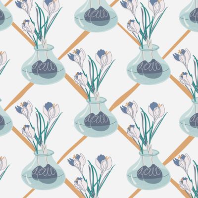 Крокусы - весенние цветы