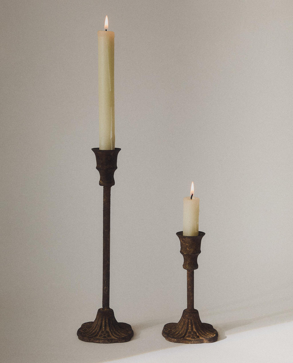 Zara Home Подсвечник из металла, 17.7 см