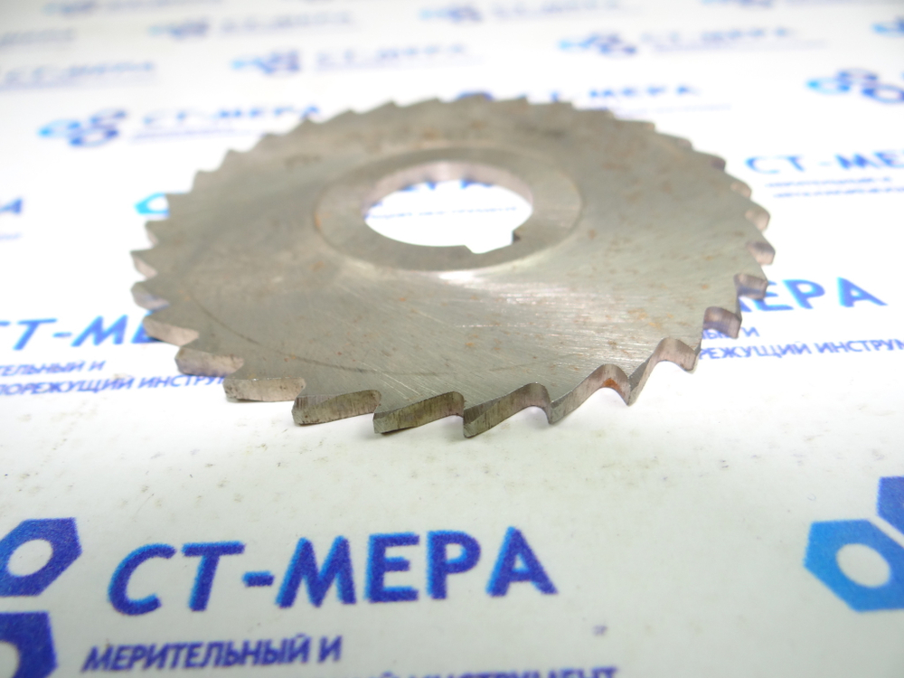 Фреза отрезная по металлу 80х3х22мм z=32 Р6АМ5 с фаской с ш/п