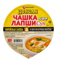 Лапша быстрого приготовления со вкусом не острой курицы Донсан Nongshim 86 г, 5 шт