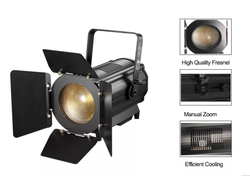 Bi-color LED Fresnel Spotlight — би-колор Fresnel прожектор с ручным зумом 15–50°