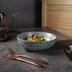 Салатник 900 мл d 20 см h5,4 см глазурь Glossy Stone Untouched Taiga P.L. Proff Cuisine [1]