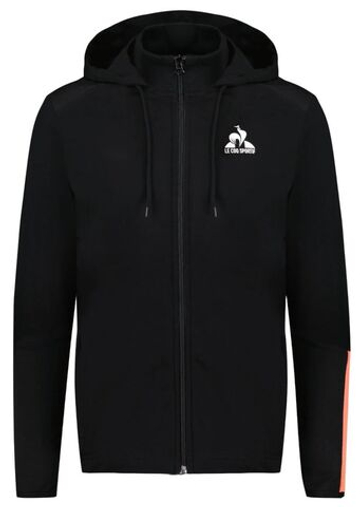 Мужская теннисная кофта Le Coq Sportif Training SP Full Zip Hoody N°2 M - черный