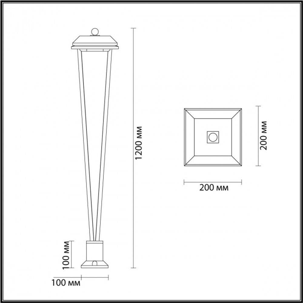 Ландшафтный светильник Odeon Light Bearitz 6655/12GA3