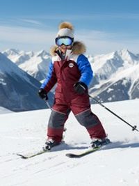 Комбинезон зимний с системой роста "Гранат"