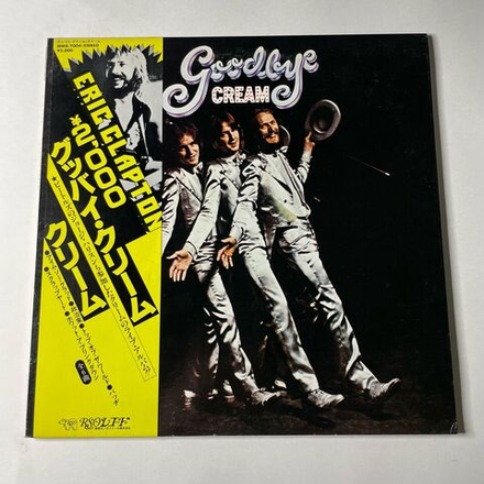 Винтажная виниловая пластинка LP Cream Goodbye (Japan 1980) (Obi)