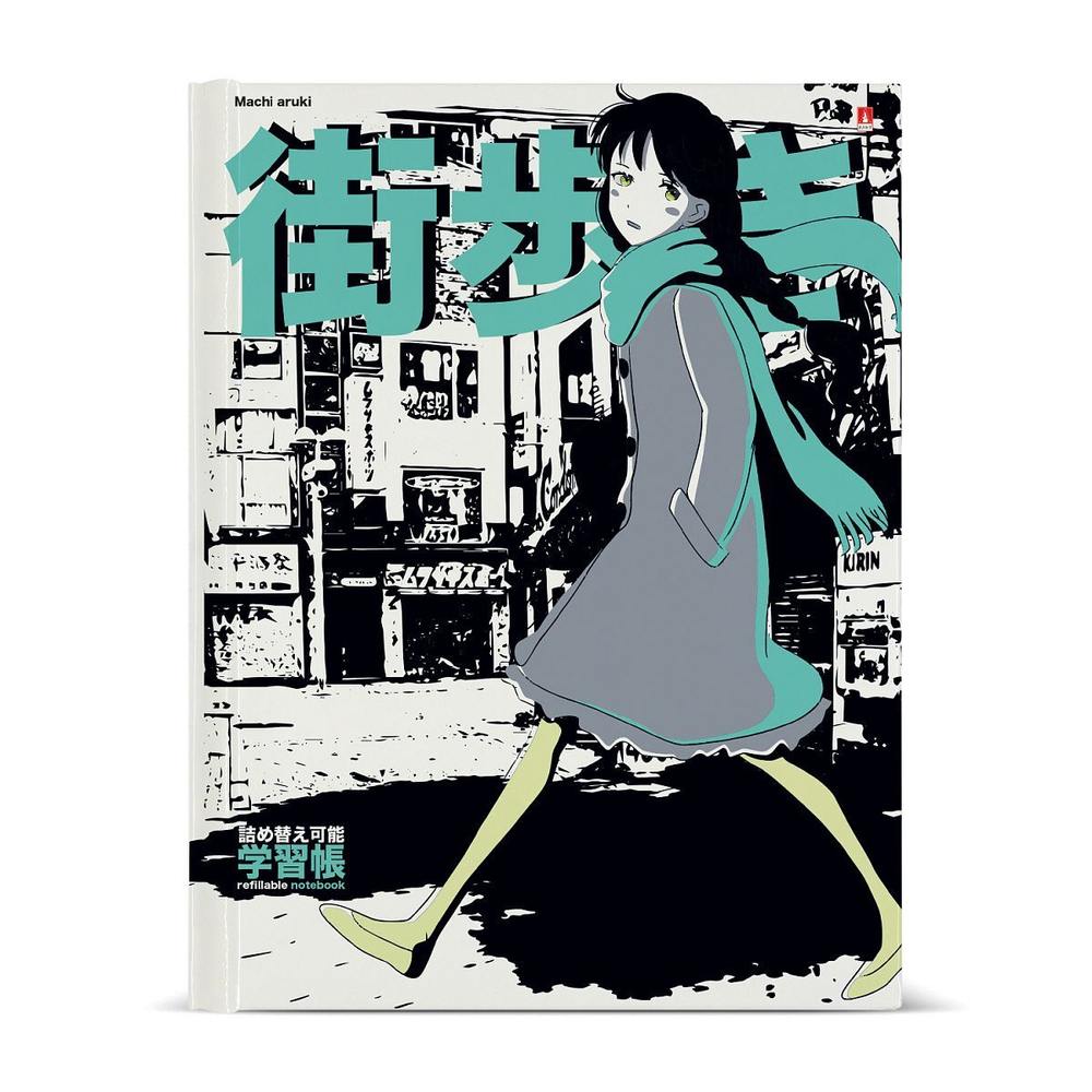 Тетрадь А5 80л кл. на кольцах Альт "Manga anime. City" глянц.лам. БЕЗ ПОЛЕЙ