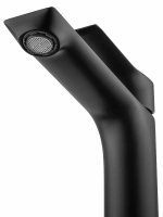 Смеситель для раковины высокий WONZON & WOGHAND BRILLIANT WW-88019079-MB черный матовый