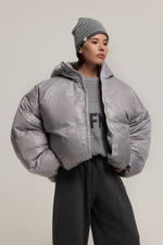 Пуховик укороченный