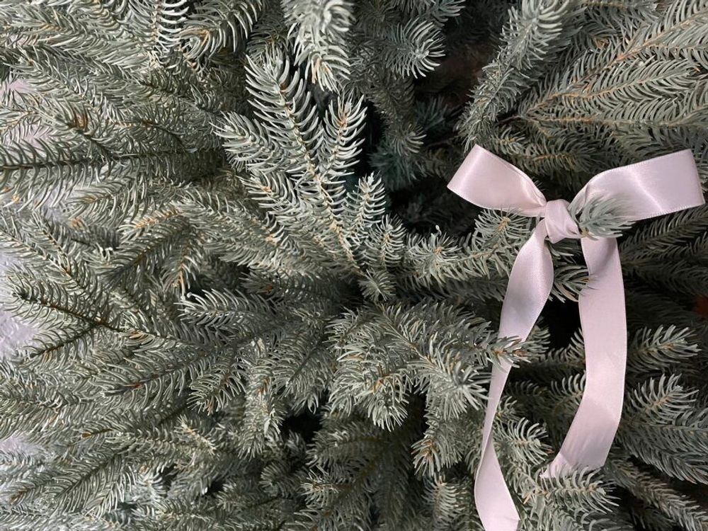 Ель искусственная голубая «Марселло» (Литая хвоя) 210 см / 2.1 м