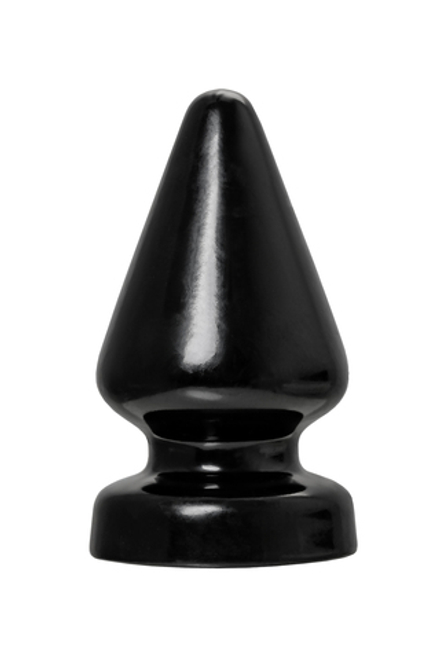 Большая анальная втулка POPO Draco α, черная, 18 см, Ø 9,5 см