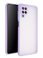 Накладка Cover Slide Samsung A12 сиреневый Zibelino