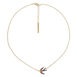 Колье Franck Herval, Elaia, со стразами и жемчугом, FH26.1-15-64550 (фиолетовый)