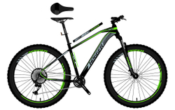 Велосипед 29 HOGGER POINTER MD, 17, сталь, 21-скор., черно-зеленый