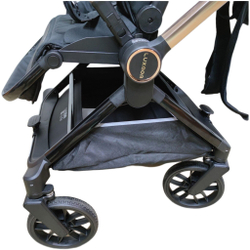 модульная коляска 3в1 Luxmom B1автолюлька+ перекидная ручка / черного цвета
