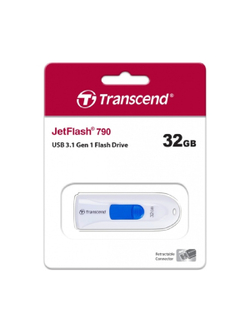Transcend USB Drive 32Gb JetFlash 790 TS32GJF790W {USB 3.0}