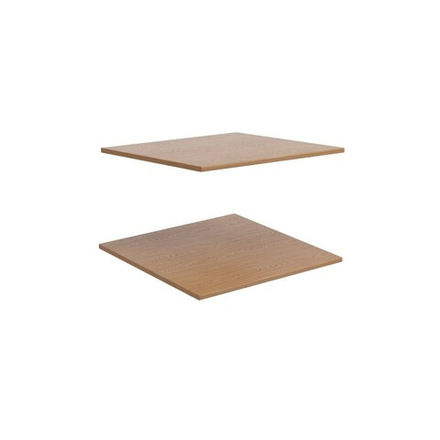 Полки встраиваемые для шкафов «Бридж» браун