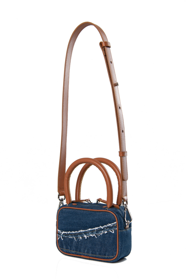 Сумка R3-синяя джинса/серебро