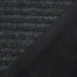 Коврик 40*60см влаговпитывающий ребристый, темно-серый