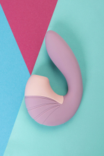 Вибратор Satisfyer Supernova с вакуум-волновым стимулятором розовый 16,9 см