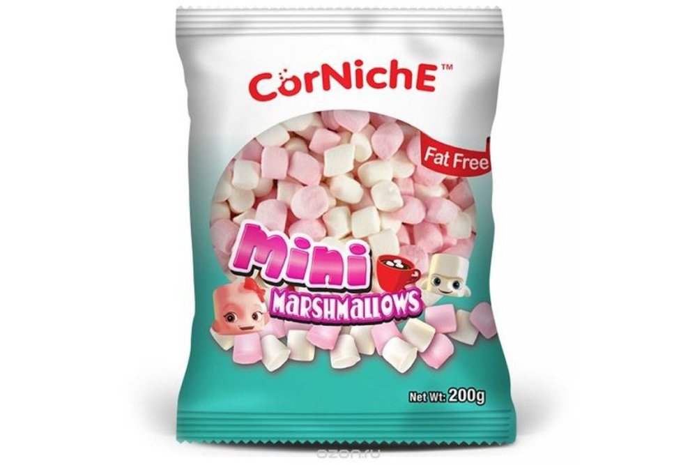 Мини Marshmallows (Pink+White) 200гх12шт     8551