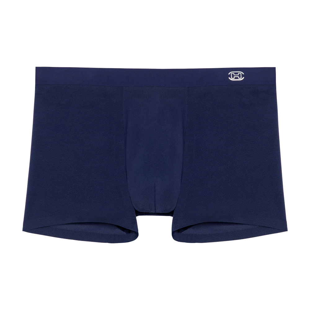 Мужские трусы боксеры темно-синие HOM H-FRESH Comfort Boxer Briefs 402592_4000RA
