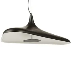 Подвесной светильник Puddle 80х32 см, черный