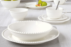 Ваза двухъярусная 21см Easy Life Tiffany белая