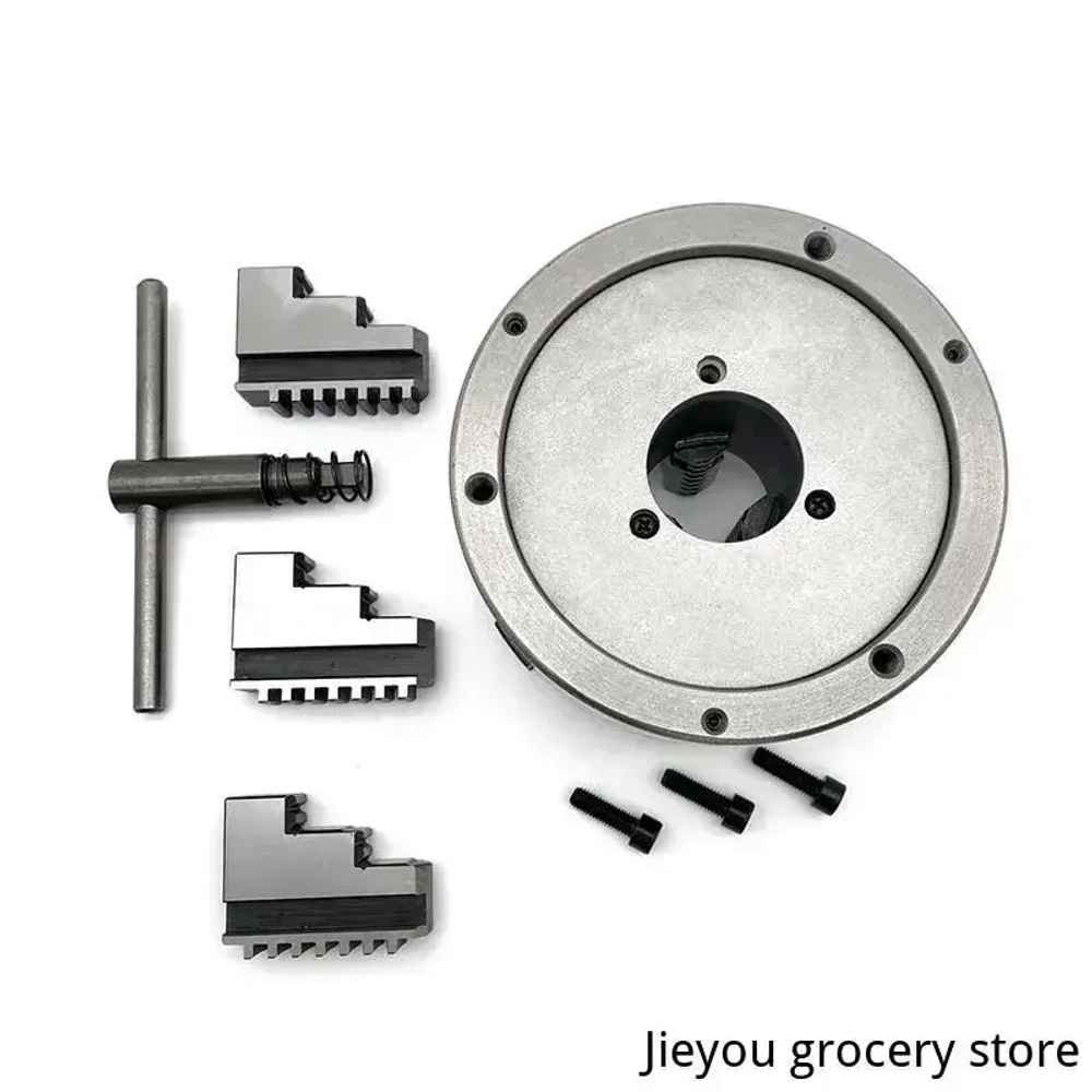 3-кулачковый самоцентрирующийся патрон K11-160 металлический патрон ручного типа для небольшого токарного станка-422w