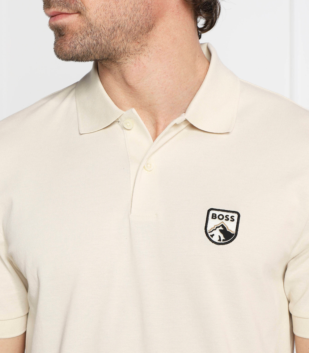 поло parlay BOSS BLACK - кремовый(50476802)