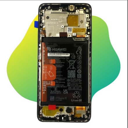 Huawei nova 12i (CTR-L81) / Дисплей (в сборе с тачскрином и аккумулятором) (в рамке) (ORIG-SP)