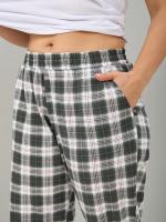 Брюки Б-18/хаки-клетка