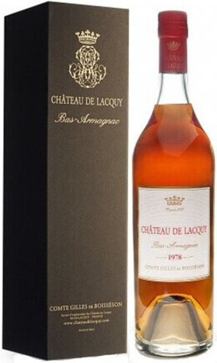 Chateau de Lacquy, Bas-Armagnac 1978 in gift box