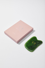 Массажер гуаша из нефрита прямоугольник