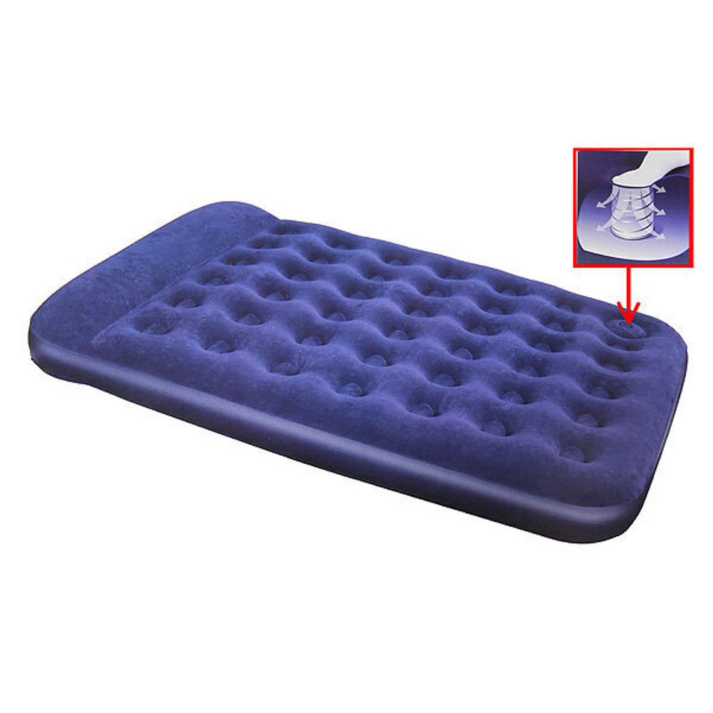 Матрас надувной Air Mattress Queen, 203*152*28 см,встроенный ножной насос,Bestway (67226)
