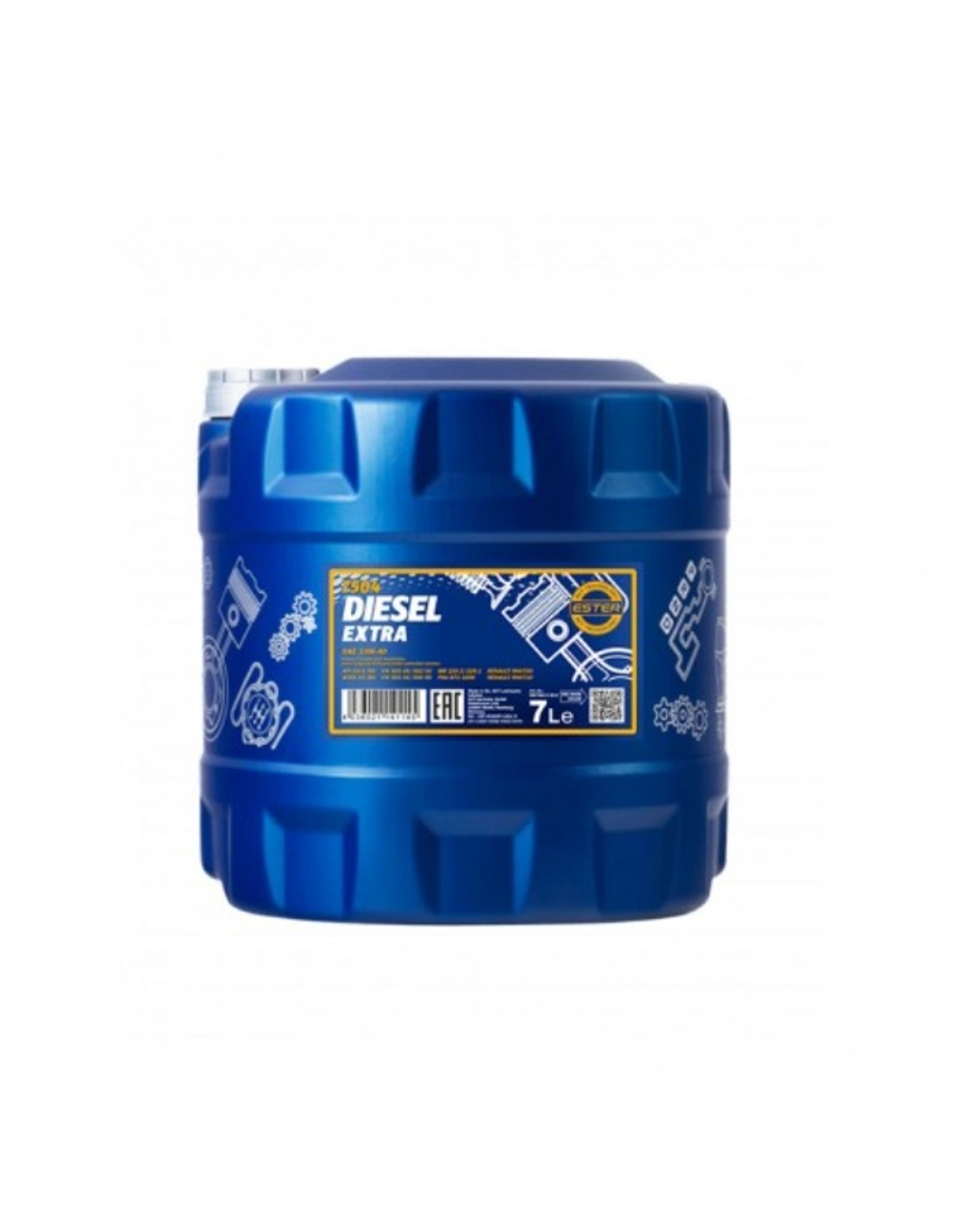 MANNOL 7504 Diesel Extra D HP 10W-40 CH-4/SL Масло моторное, 7л