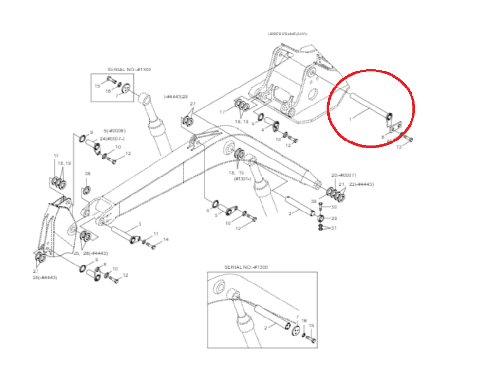 Палец 61N6-11010