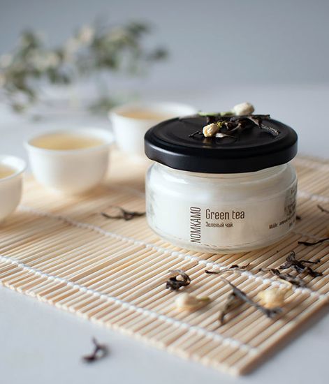 №51 Зеленый чай, ароматическая свеча Library, Nomkamo