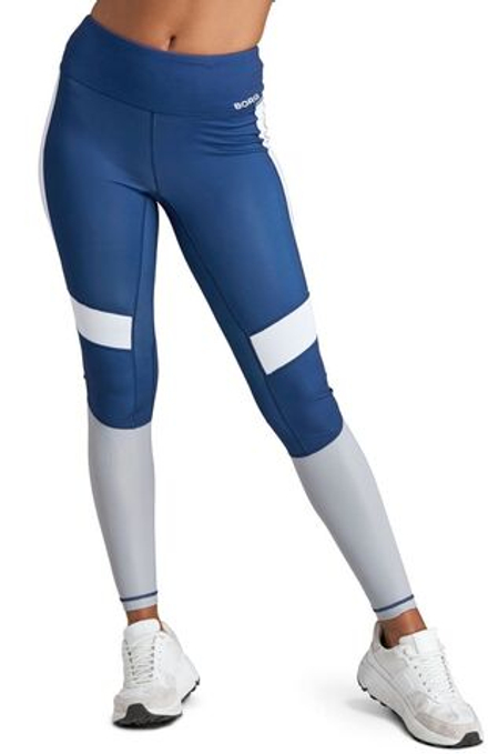Leginsy Björn Borg High Waist Block Tights W - небесный