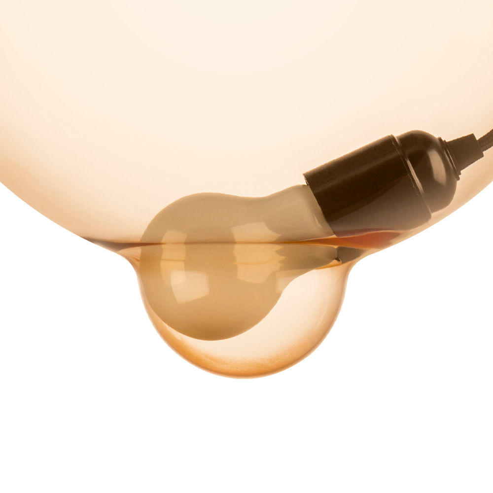 805303 Люстра COLORE 1х8W (led) E27 АЛЮМИНИЙ/КОНЬЯЧНЫЙ