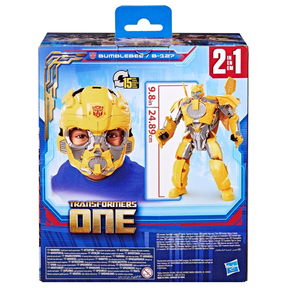 Hasbro Transformers One - Бамблби B-127 2-в-1 маска, трансформирующаяся в фигурку F9181 / артикул   F9181  / GTIN 5010996196057