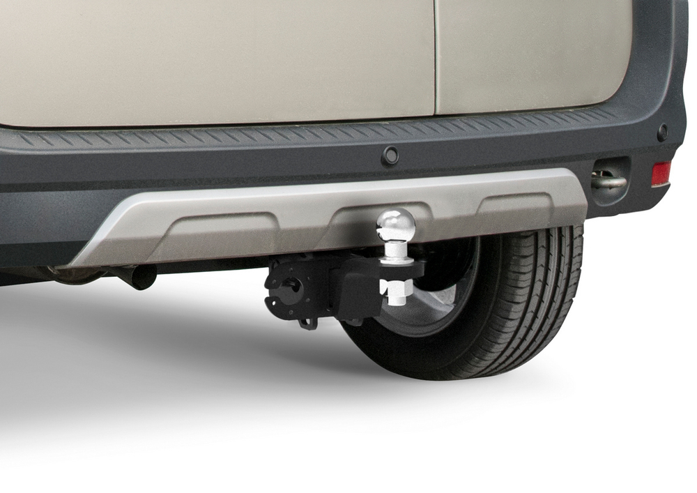 Фаркоп под квадрат c электрикой Smart для Lada Largus (Лада Ларгус) универсал, фургон 2012-2021 2021-н.в., шар E, 1300/75 кг, F.6017.005