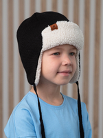 Шапка зимняя вязаная (Черный) ТОКИ