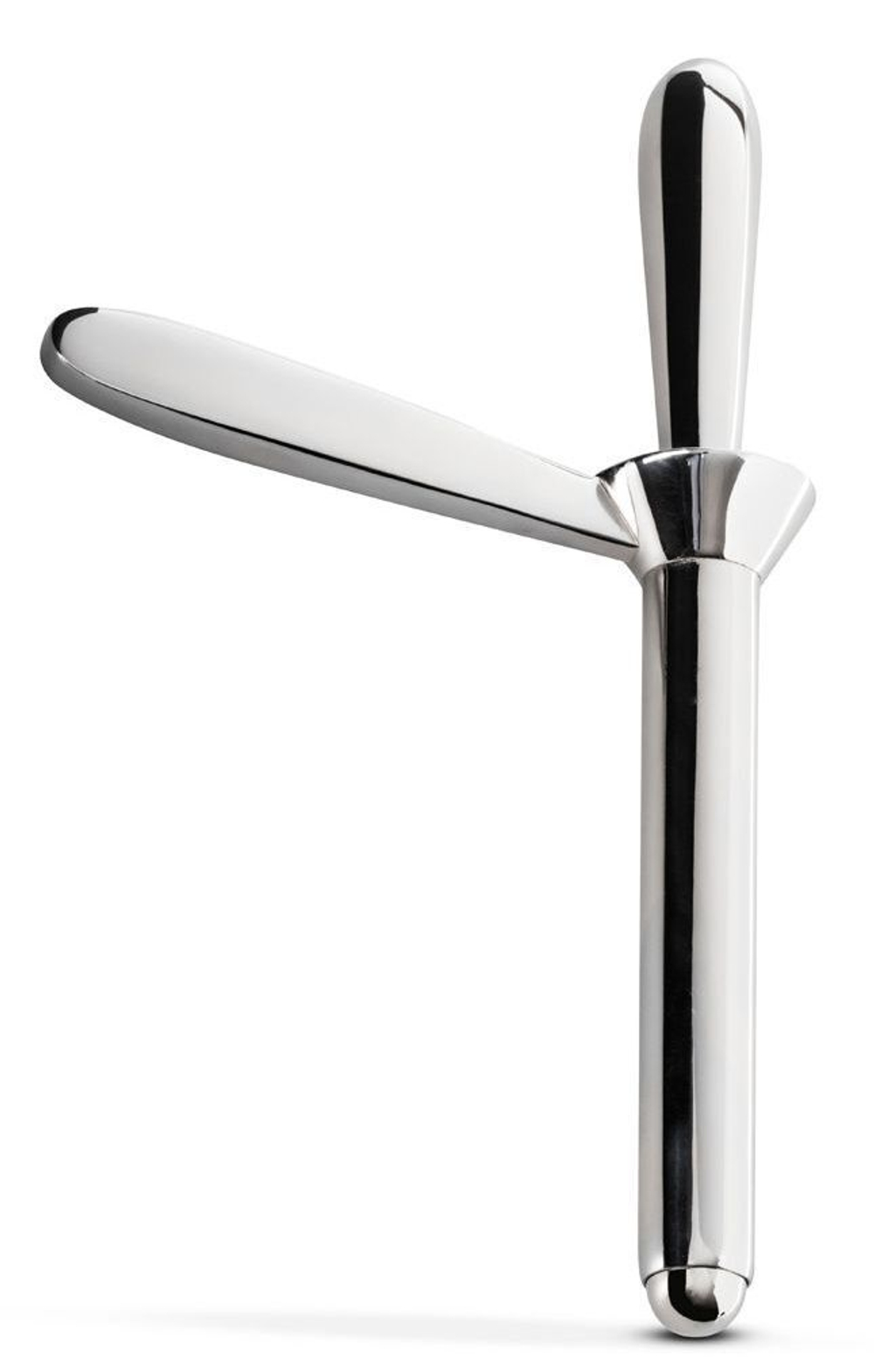 Серебристый анальный расширитель Sinner Kelly Anal Scope (Цвет: серебристый)