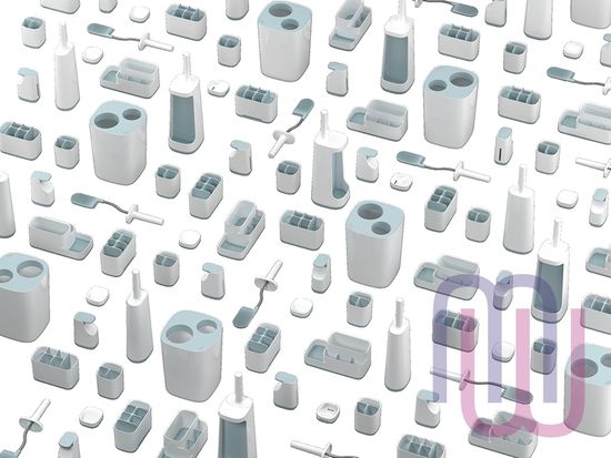 Мыльница Joseph Joseph Slim™ белая