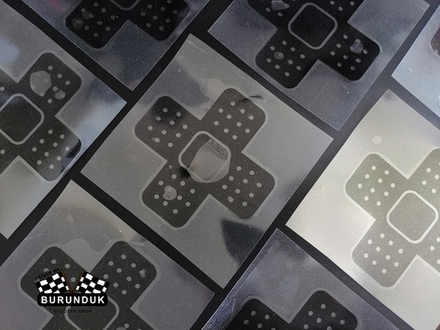 СТИКЕР 9 см чёрный DIO AF / ZX