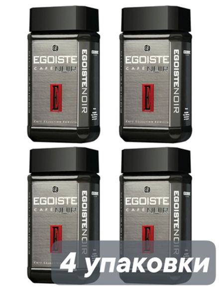 Кофе растворимый Egoiste Noir 100 г x 4 шт