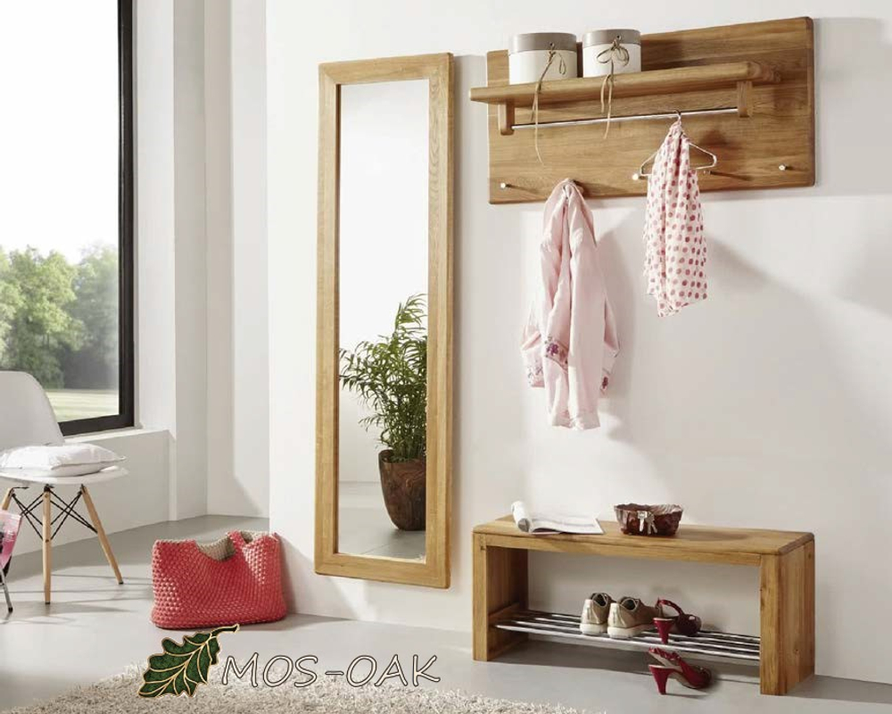 Скамья для обуви из массива для прихожей Альби