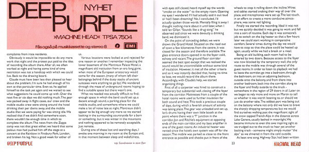 Deep Purple / Machine Head (25th Anniversary Edition)(2CD)